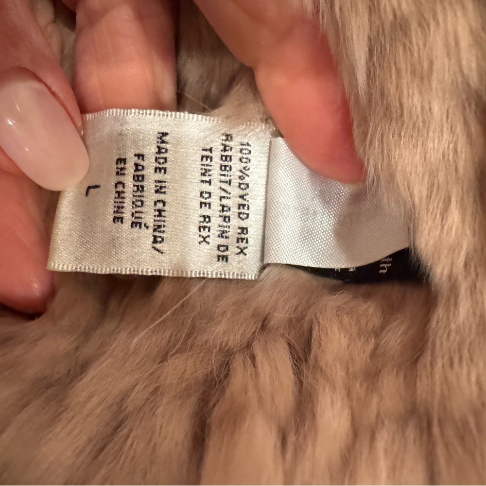 DVF Rex Rabbit Fur Jacket - Picture 5 of 7